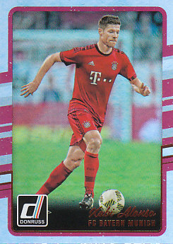 Xabi Alonso Bayern Munchen 2016/17 Donruss Soccer Cards Silver Parallel #41
